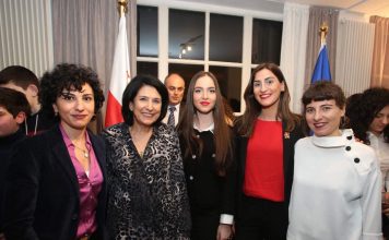 საქართველოს პრეზიდენტი ბელგიაში ქართულ დიასპორას შეხვდა