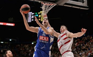 გოგა ბითაძემ ევროლიგაზე 16 ქულა ჩააგდო და მატჩის საუკეთესო მოთამაშე გახდა